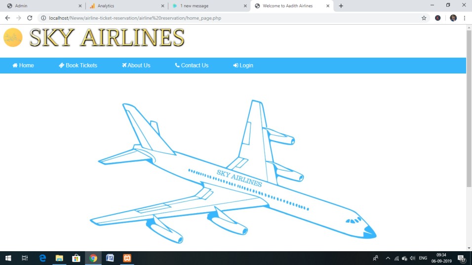 Airline Reservation Project In Php With Source Code